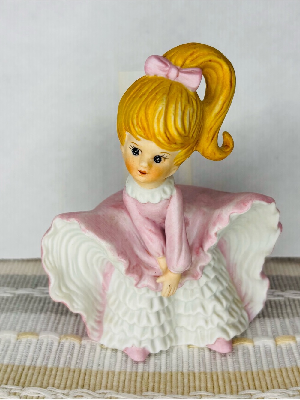 Vintage Ceramic Girl Figurine